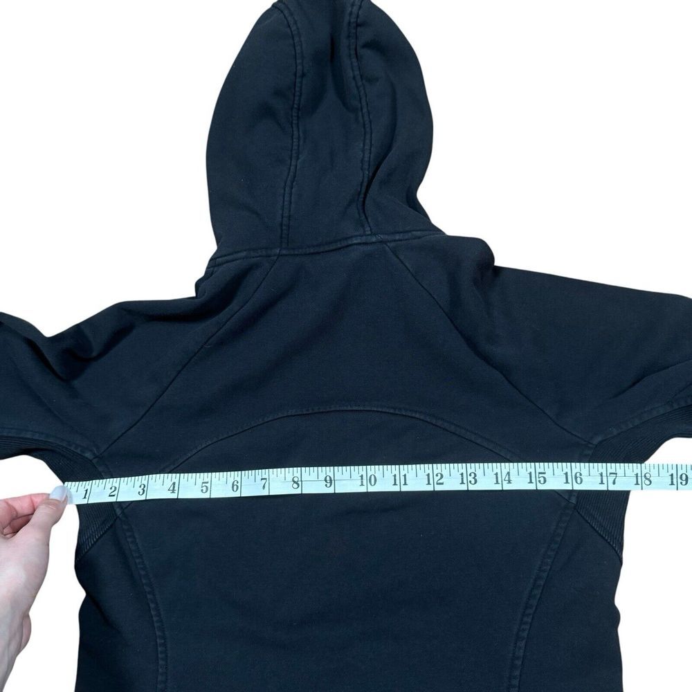 Athleta Triumph Hoodie Women's Sz S Black Full Zip Jacket Sweatshirt - Picture 11 of 15